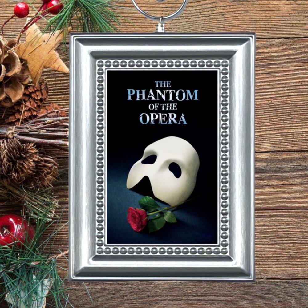 The Phantom Of The Opera Broadway Musical Christmas Tree Ornament